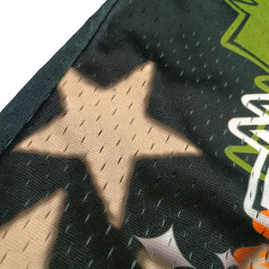 กางเกงขาสั้นผ้าตาข่ายขาสั้นสำหรับผู้ชายกางเกงขาสั้นผ้าตาข่ายทรงหลวมเอวยางยืดโพลีเอสเตอร์น้ำหนักมาก - Product Image 6