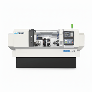 HS เครื่อง CNC แกนหมุนคู่10นิ้วเครื่องกลึง HTS 10-DII เตอร์คู่เตียงเอียงโครงสร้างแนวนอนขนาดกลาง - Product Image 1
