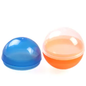 Promotional Products Surprise Egg Half Transparent High Quality Plastic Empty Toy Capsule for Toy Vending Machine