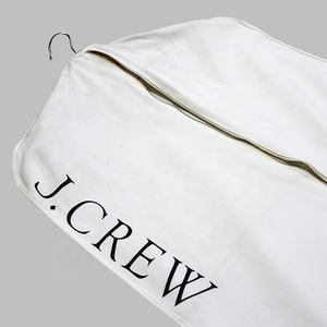 उच्च गुणवत्ता वाले टिकाऊ सफेद कपड़ा बैग गंधहीन तह सूट कवर जिपर बंद स्टाइलिश डस्टप्रूफ डिजाइन के साथ कवर - Product Image 2