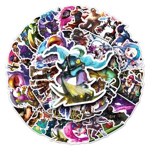 สติกเกอร์ติด<span class=keywords><strong>รถ</strong></span>สำหรับตกแต่งแล็ปท็อปสเกตบอร์ดเกม LOL สติกเกอร์ติดกระเป๋า50ชิ้นขายตรงจากโรงงาน - Product Image 5