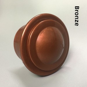Grand embout de rideau décoratif pour tringle à rideaux de 32 mm, design moderne et simple, plusieurs couleurs au choix - Product Image 6