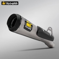 Nouveau système d'échappement pour moto NlkHanm GSX-S1000, entièrement en alliage de titane, modification AR, silencieux, emballage en boîte en carbone, Suzuki