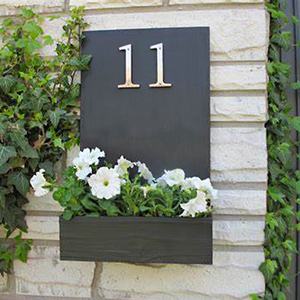 Números de puerta clásicos de 10cm (4 pulgadas), placa de número de casa huisnumer de aleación de Zinc y plata para exteriores - Product Image 2