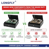 Caja Registradora con Báscula Integrada y Pantalla Táctil LongFly, Pantallas Duales de 10.1\" y 15.6\", Intel Celeron J6412, 8GB DDR3L