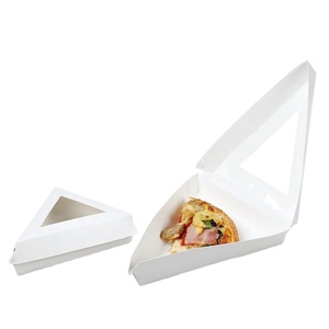 Caja de rebanadas de <span class=keywords><strong>Pizza</strong></span> personalizada Crepes Cono de gofres Caja de papel de embalaje <span class=keywords><strong>Pizza</strong></span> To <span class=keywords><strong>Go</strong></span> Embalaje Triángulo Caja de <span class=keywords><strong>Pizza</strong></span> - Product Image 1