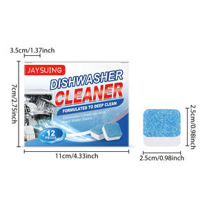 Jaysuing 5 en 1 Pastilles de nettoyage pour <span class=keywords><strong>lave</strong></span>-<span class=keywords><strong>vaisselle</strong></span> Enlève les odeurs de graisse sans résidu effervescent pour restaurant à domicile - Product Image 5