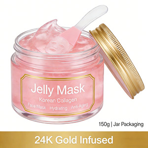 Kore Kolajen Yüz Maskesi Derinlemesine Nemlendirme ve Cilt Beyazlatma İçin - Besleyici, Hassas Ciltlere Uygun Formül - Product Image 2