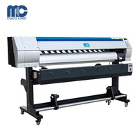 Impresora de inyección de tinta XP600 de 1,8 m, con 1 o 2 cabezales DX5, de vinilo, visión unidireccional, pvc, SAV, máquina de impresión de lona de banner flexible