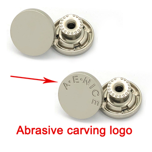 Nickel Miễn Phí Và Thân Thiện Với Môi Tùy Chỉnh Bán Buôn Quần Áo Phụ Kiện Kẽm Hợp Kim Jeans Nhấn Nút Và Đinh Tán - Product Image 5