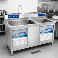 Système de nettoyage de vaisselle commercial, lave-vaisselle à ultrasons pour les établissements de restauration