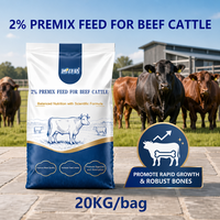 Premix 2% untuk Sapi - Suplemen Pakan Vitamin & Mineral untuk Pertumbuhan & Kesehatan Unggul, Formulasi Kustom OEM
