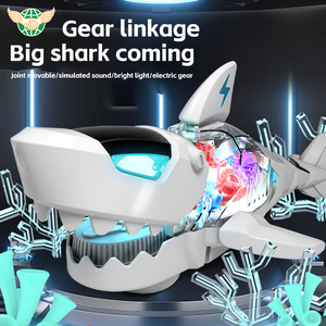 Nouvelle arrivée Électrique Gear Jouet Transparent Gear Électrique Requin <span class=keywords><strong>Modèle</strong></span> Swing Lumineux Musique <span class=keywords><strong>Concept</strong></span> Jouet Voiture - Product Image 3
