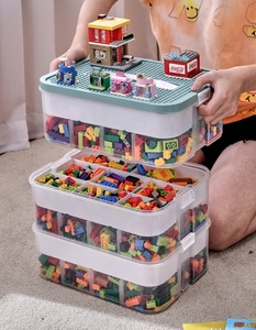 Thuận tiện lưu trữ hộ gia đình hộp cho trẻ em-Đồ chơi khối xây dựng & đồ trang sức bộ phận Nhựa Phân Loại <span class=keywords><strong>container</strong></span> - Product Image 3