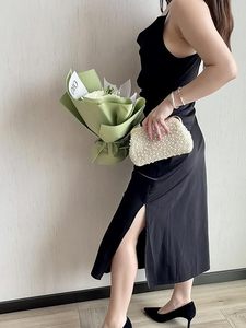 Women Pearl Evening <strong>Bag</strong> Bride Beaded <strong>Clutch</strong> Purse Cream White <strong>for</strong> <strong>Wedding</strong> Party <strong>Ivory</strong> White Pearl Evening <strong>Bag</strong> - Product Image 5