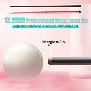 Queue de billard Little Monster en fibre de carbone, 3 pièces, pour break et jump, avec joint Uni-<span class=keywords><strong>Loc</strong></span> et embout de 12,9 mm, pour les grossistes - Product Image 2