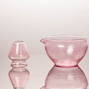 Ensemble de thé en <span class=keywords><strong>verre</strong></span> martelé pour <span class=keywords><strong>matcha</strong></span>, style japonais, tasse de cérémonie du thé avec bec verseur pour fouetter le <span class=keywords><strong>matcha</strong></span>, accessoires de thé pour débutants - Product Image 2