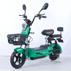 YOUYUAN pabrik sepeda kota listrik Y2-QJ 350W sepeda listrik 2 kursi baterai sepeda listrik 48v Pedal E sepeda grosir di Brasil