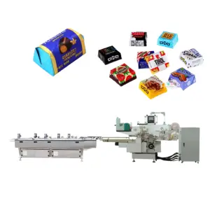 Full Automatic High Speed Food/Candy/Chocolate Bar Fold Packing Wrapping Machine