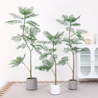 Arbre artificiel empilable à tronc haut, naturel, en gros de Chine, pour cadeau de pendaison de crémaillère