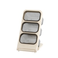 Fabricant de produits en plastique, vente en gros, porte-stylos incliné grande capacité, organiseur de bureau pour étudiants, rangement pour pinceaux de maquillage et papeterie