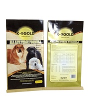 Sac en plastique tissé PP laminé BOPP pour aliments pour animaux de compagnie, impression personnalisée, grande taille, 5 kg, 10 kg, 20 kg, 25 kg