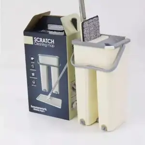 Cubo exprimidor para limpiar el suelo del hogar, Herramientas de limpieza, autolavado, tamaño mediano, 360 - Product Image 1