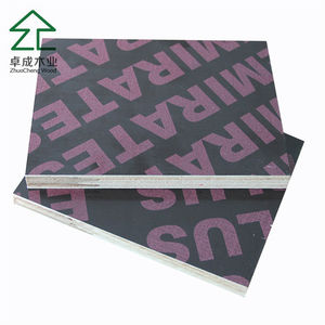 Contrachapado WBP con revestimiento de película impermeable de 12mm y 18mm fenólico marrón negro hecho principalmente de abedul con chapa de abedul <span class=keywords><strong>precio</strong></span> competitivo - Product Image 1