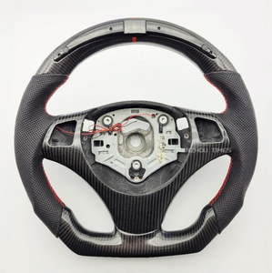 Volante de Fibra de Carbono Personalizado para <span class=keywords><strong>BMW</strong></span> con Levas de Cambio para <span class=keywords><strong>BMW</strong></span> X5 E53 E63 X1 E84 E61 E60 M5 E43 <span class=keywords><strong>328i</strong></span> E90 X3 E83 E30 Z4 E85 E55 - Product Image 6
