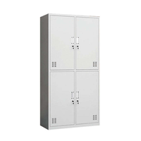 Armoire en acier à une seule porte, verrouillable, réglable, casier métallique pour le lieu de travail, les hôtels et les hôpitaux, solution de rangement