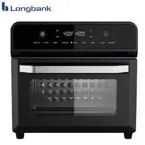 Longbank 24L litro 1700W prezzo di fabbrica friggitrice ad aria digitale sana la potenza 360 forno per friggitrice ad aria manuale digitale