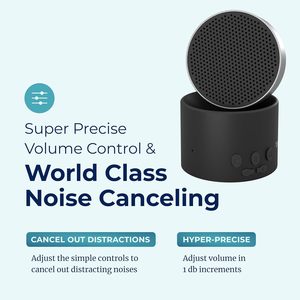 Asti Mini haut-parleur Bluetooth portable, machine à bruit blanc pour apaiser le sommeil des bébés, unisexe, noir - Product Image 3