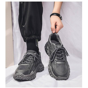 รองเท้ากีฬาสำหรับผู้ชาย, รองเท้านักเรียนแฟชั่นสำหรับคุณพ่อรองเท้ากีฬากันลื่น - Product Image 4