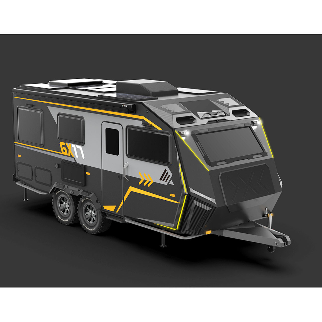 Gengxin RVs & Campers караваны Австралийский Стандартный кемпинг для путешествий по бездорожью RV внедорожный прицеп для кемпинга караван