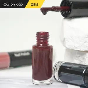 CC5279 Top Quality Water Base Permeable Two-headed No-baking Quick-drying Top Coat Nail And Halal Nail Polish With Logo Who