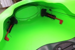 Kayak VICKING de 3.5m (12 pies), Modular, Desmontable en 3 Partes, para 1 Persona, de Plástico Rígido, Ligero, Estable, para Navegación, Carreras y Recorridos por el Mar - Product Image 4