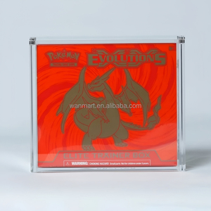 UV bảo vệ Pokemon etb <span class=keywords><strong>Acrylic</strong></span> Trường hợp với N52 nắp từ Stackable Elite huấn luyện viên hộp <span class=keywords><strong>Acrylic</strong></span> hiển thị trường hợp - Product Image 5