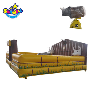 Toro Mecánico Inflable para Parques de Diversiones, Juegos de Montar Toro para Niños en Venta, Rodeo de Toro Mecánico Extremo - Product Image 5