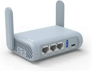 GL.iNet Beryl (GL-MT1300) Gigabit Dual-band Wi-Fi Travel Router supporto IPv6 OpenWrt LED Router da viaggio preinstallato