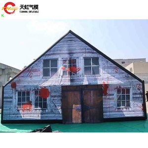 Maze gonflable hanté de 8x8m avec toit de porte <span class=keywords><strong>avant</strong></span> en pente - Product Image 3