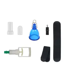 New Best Penis Enlargement Enhance Set, Penis Extender With Vacuum Cup Belt, Male Dick Stretcher Pump Strap Device