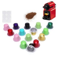 Nouvelle Scelleuse Électrique Manuelle pour Capsules de Café Espresso, Machine à Sceller les Dosettes en Aluminium pour Boissons, Entraînement par Feuille