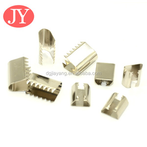 Vàng Mạ Sắt Kim Loại Ribbon Uốn End <span class=keywords><strong>Cord</strong></span> Clip Uốn Dây Da Với Kim Loại End Bền Và Phong Cách - Product Image 6