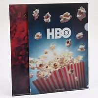 Artworldgift - Carpeta de Archivo en Forma de L, A4, PP, Resistente, 0.45 mm de Grosor, Impresión UV Visual 3D, Plástico Brillante, Carpeta Promocional