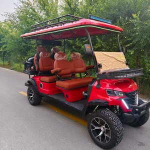 Voiture de golf miniature de luxe certifiée CE, voiture de chasse, <span class=keywords><strong>6</strong></span> places, avec puissant moteur AC de 3,5 kW, contrôleur homologué DOT - Product Image 5