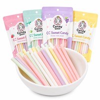 CC Candy Fruitpoeder Sticks Zoetzuur Strooivulling Meerkleurig Zachte Textuur OEM Groothandel Bulk Private Label Aangepaste Verpakking
