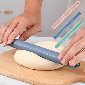 Caida Eco-Friendly Silicone Food Grade Rolling Pin for Baking <b>Flour</b> Stick Dumpling Kneading - Product Image 4