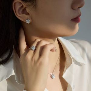 Dylam Elegance <b>Dainty</b> High Jewelry 925 Silver Rhodium Plated Eternity Band Heart Love Crown 5A Zirconia Fine Jewelry Women <b>Rings</b> - Product Image 6