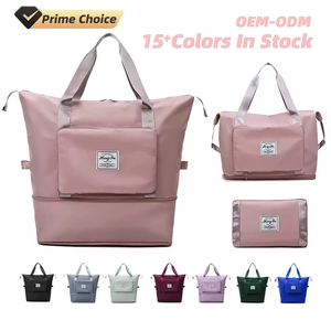<span class=keywords><strong>Bolso</strong></span> <span class=keywords><strong>de</strong></span> <span class=keywords><strong>Viaje</strong></span> Rápido OEM ODM Plegable Expandible para Gimnasio y Yoga para Mujer, Tipo Tote <span class=keywords><strong>de</strong></span> Hombro para Fin <span class=keywords><strong>de</strong></span> Semana, Impermeable para Seco y Húmedo - Product Image 1