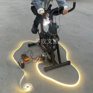 Xe đạp điện Thiết bị tương tác điện xe đạp máy phát điện năng động thiết bị tập thể dục vành đai ánh sáng